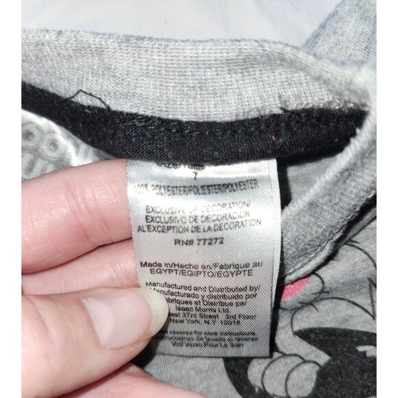 Looney Tunes Multi-Character Shirt Kid S 7 Bugs Bunny Taz Daffy Marvin Sylvester - Picture 3 of 4